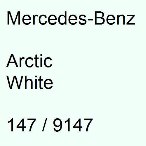 Mercedes-Benz, Arctic White, 147 / 9147.